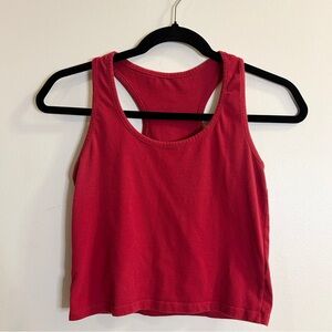 Red Women's Crop Top